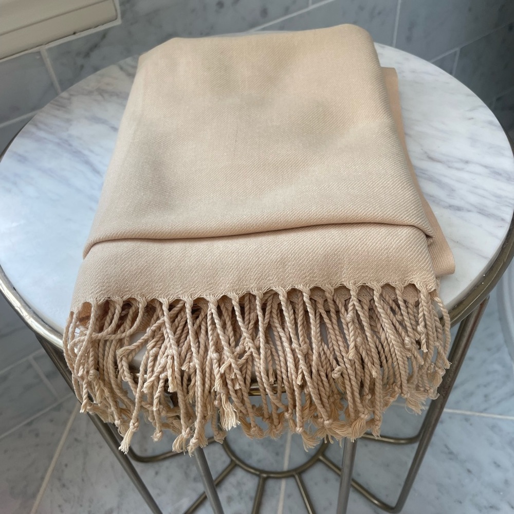 Pashmina Tan Scarf Wrap